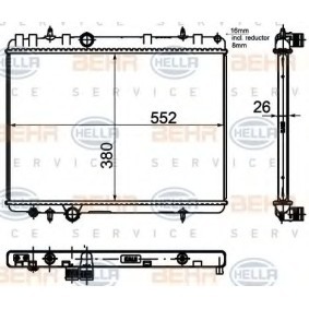 Kühler, Motorkühlung 8MK 376 755-331 von HELLA günstig für 139,73 € online kaufen