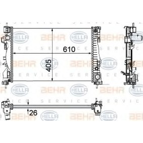 Kühler, Motorkühlung 8MK 376 756-261 von HELLA günstig für 165,67 € online kaufen