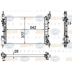 Kühler, Motorkühlung 8MK 376 756-521 von HELLA günstig für 111,97 € online kaufen