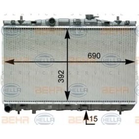 Kühler, Motorkühlung 8MK 376 762-101 von HELLA günstig für 91,20 € online kaufen