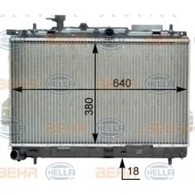 Kühler, Motorkühlung 8MK 376 762-281 von HELLA günstig für 155,72 € online kaufen