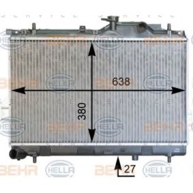 Kühler, Motorkühlung 8MK 376 762-301 von HELLA günstig für 211,17 € online kaufen
