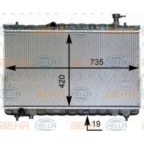 Kühler, Motorkühlung 8MK 376 762-331 von HELLA günstig für 176,27 € online kaufen