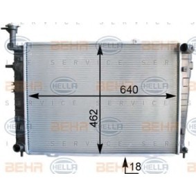 Kühler, Motorkühlung 8MK 376 763-211 von HELLA günstig für 170,04 € online kaufen