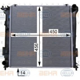 Kühler, Motorkühlung 8MK 376 763-321 von HELLA günstig für 166,65 € online kaufen
