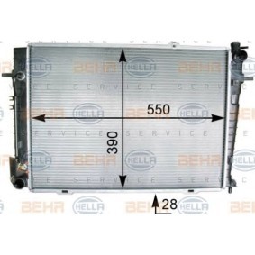 Kühler, Motorkühlung 8MK 376 763-331 von HELLA günstig für 185,01 € online kaufen