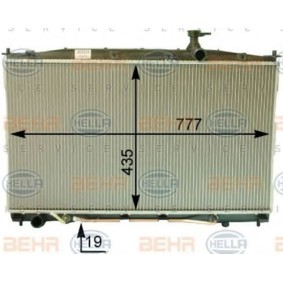 Kühler, Motorkühlung 8MK 376 763-431 von HELLA günstig für 178,94 € online kaufen