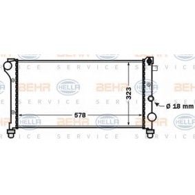 Kühler, Motorkühlung 8MK 376 767-761 von HELLA günstig für 112,91 € online kaufen