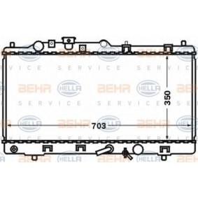Kühler, Motorkühlung 8MK 376 769-631 von HELLA günstig für 138,78 € online kaufen