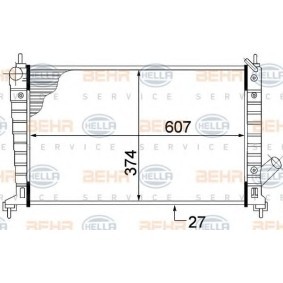 Kühler, Motorkühlung 8MK 376 772-401 von HELLA günstig für 167,46 € online kaufen
