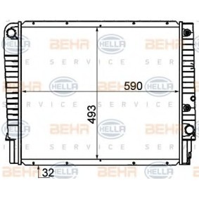 Kühler, Motorkühlung 8MK 376 774-211 von HELLA günstig für 177,91 € online kaufen