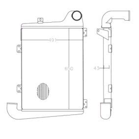 Köp Intercooler av NRF 30554 till det låga priset 8683,24 kr