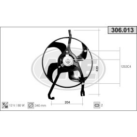 Kühlerlüfter 306.013 von AHE günstig für 130,04 € online kaufen