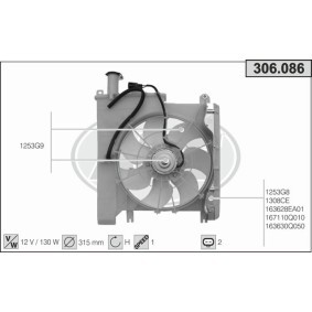 Compre Ventilador de radiador da AHE 306.086 a um preço baixo por 134,76 €