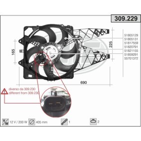 Comprar Ventilador de motor de AHE 309.229 a bajo precio de 162,96 €