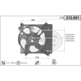 Comprar Ventilador de motor de AHE 312.001 a bajo precio de 135,97 €