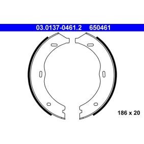 Compre Jogo de maxilas de travão, travão de estacionamento da ATE 03.0137-0461.2 a um preço baixo por 42,49 €