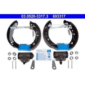 Acquista Kit freno, Freno a tamburo da ATE 03.0520-3317.3 a buon mercato per soli 127,58 €