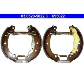 Acquista Kit freno, Freno a tamburo da ATE 03.0520-5022.3 a buon mercato per soli 106,77 €