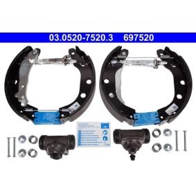 Acquista Kit freno, Freno a tamburo da ATE 03.0520-7520.3 a buon mercato per soli 144,87 €