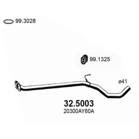 Abgasrohr 32.5003 von ASSO günstig für 98,18 € online kaufen