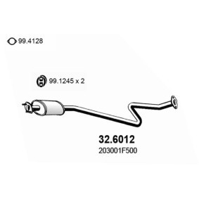 Mittelschalldämpfer 32.6012 von ASSO günstig für 137,12 € online kaufen