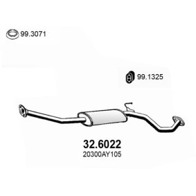 Mittelschalldämpfer 32.6022 von ASSO günstig für 118,33 € online kaufen