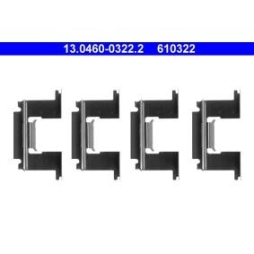 Acquista Kit accessori, pastiglia freno da ATE online per BLUEBIRD Hatchback (T72, T12) a prezzi moderati