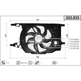 Comprar Ventilador de motor de AHE 323.033 a bajo precio de 204,69 €