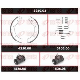 Acquista Kit freno, Freno a tamburo da REMSA 3250.03 a buon mercato per soli 102,71 €