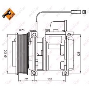 Acquista Compressore aria condizionata da NRF 32824 a buon mercato per soli 262,73 €