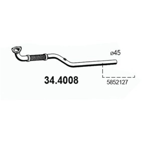Compre Tubo de escape da ASSO 34.4008 a um preço baixo por 191,17 €