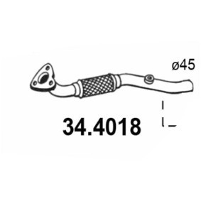 Compre Tubo de escape da ASSO 34.4018 a um preço baixo por 169,85 €