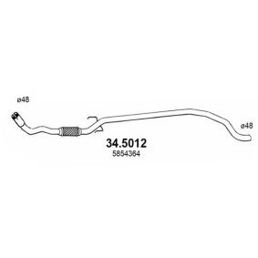 Abgasrohr 34.5012 von ASSO günstig für 134,57 € online kaufen