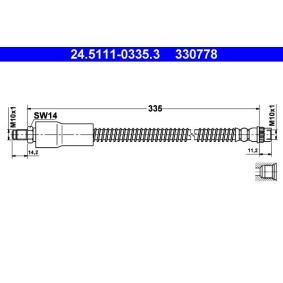 Bremsschlauch 24.5111-0335.3 von ATE günstig für 19,19 € online kaufen