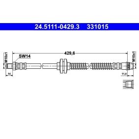 Bremsschlauch 24.5111-0429.3 von ATE günstig für 27,11 € online kaufen