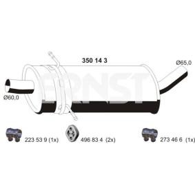 Mittelschalldämpfer 350143 von ERNST günstig für 133,51 € online kaufen