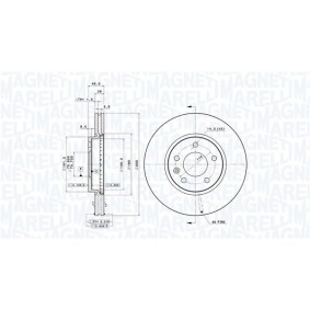 Bremsscheibe 360406108701 von MAGNETI MARELLI günstig für 126,97 € online kaufen