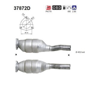 Katalysator 37872D von AS günstig für 264,09 € online kaufen