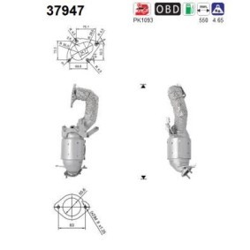 Katalysator 37947 von AS günstig für 515,30 € online kaufen