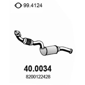 Katalysator 40.0034 von ASSO günstig für 331,50 € online kaufen