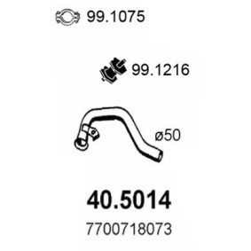 Compre Tubo de escape da ASSO 40.5014 a um preço baixo por 73,95 €