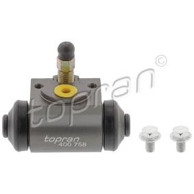 Compre Cilindro do travão da roda da TOPRAN 400 758 a um preço baixo por 11,61 €