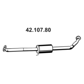 Achetez des Silencieux intermédiaire EBERSPÄCHER 42.107.80 à prix pour 208,87 €