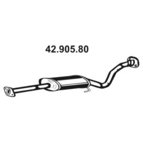Achetez des Silencieux intermédiaire EBERSPÄCHER 42.905.80 à prix pour 158,40 €