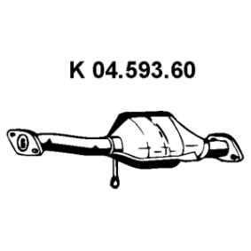 Katalysator 04.593.60 von EBERSPÄCHER günstig für 364,89 € online kaufen