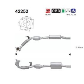 Achetez des Catalyseur de chez AS en ligne pour TT Roadster (8J9) à prix modérés