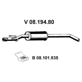 Compre Panela de escape dianteira de EBERSPÄCHER online para Corsa B Hatchback (S93) a preços moderados