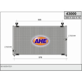 Acquista Condensatore climatizzatore da AHE 43000 a buon mercato per soli 91,63 €