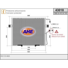 Klimakondensator 43018 von AHE günstig für 200,96 € online kaufen